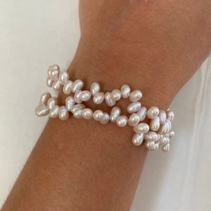 freshwater pearls clasp bracelet